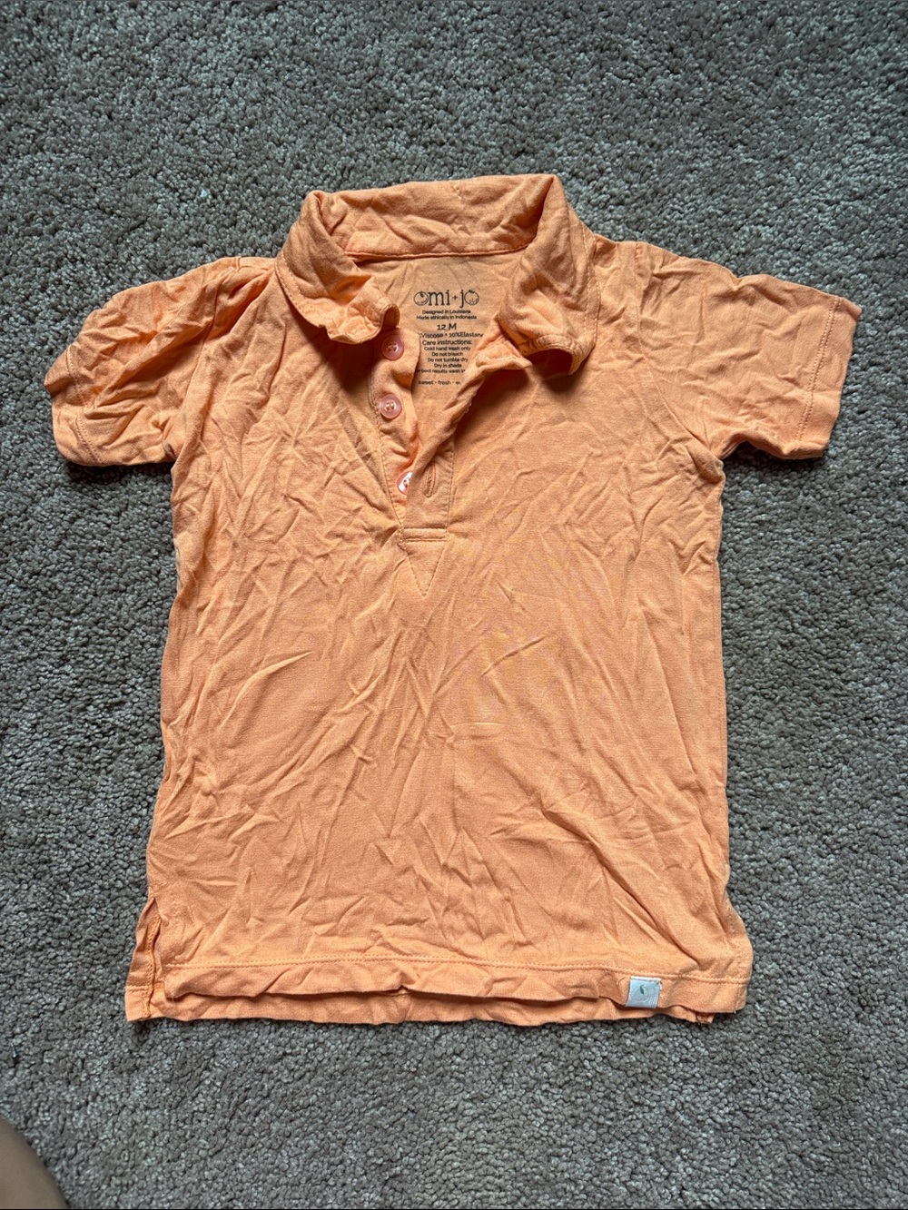 Well Dressed Wolf - Omi Jo - Orange Short-Sleeve Polo